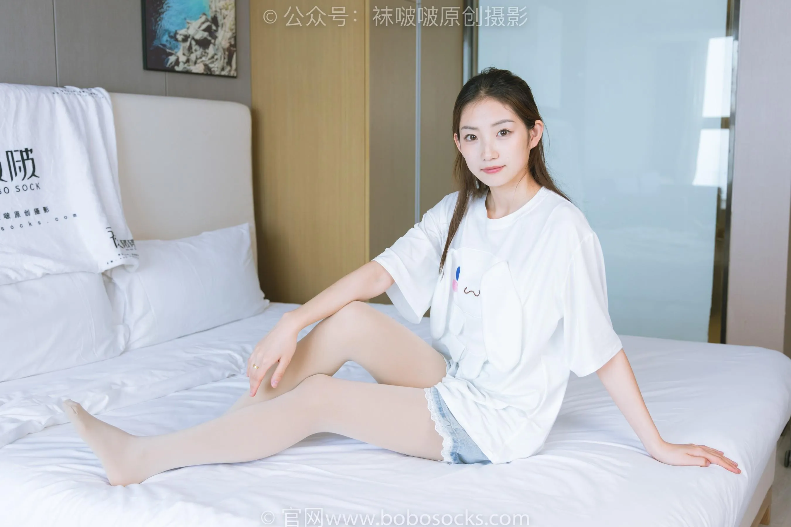 [BoBoSocks袜啵啵]NO.228 小沫-板鞋、厚肉丝、裸足 [90P]插图4
